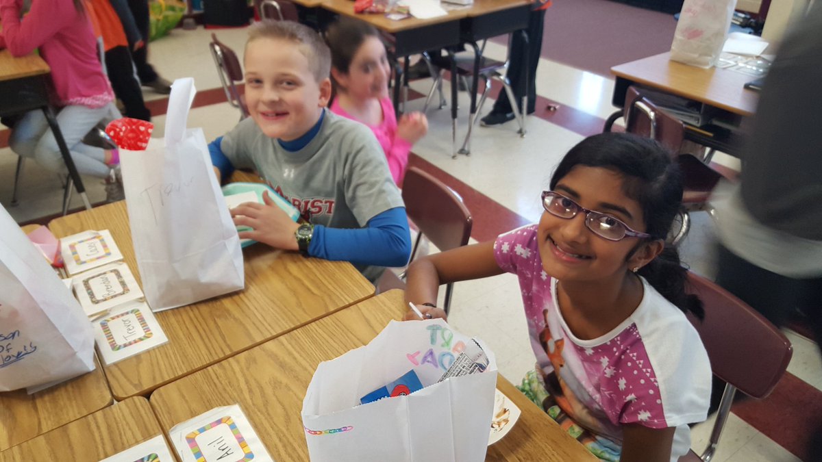 Fun with friends at our Valentine's Day party!