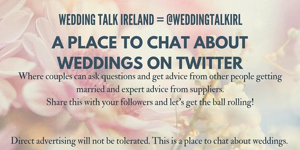 WeddingTalkIRL's tweet photo. https://t.co/STdz2ykWhk