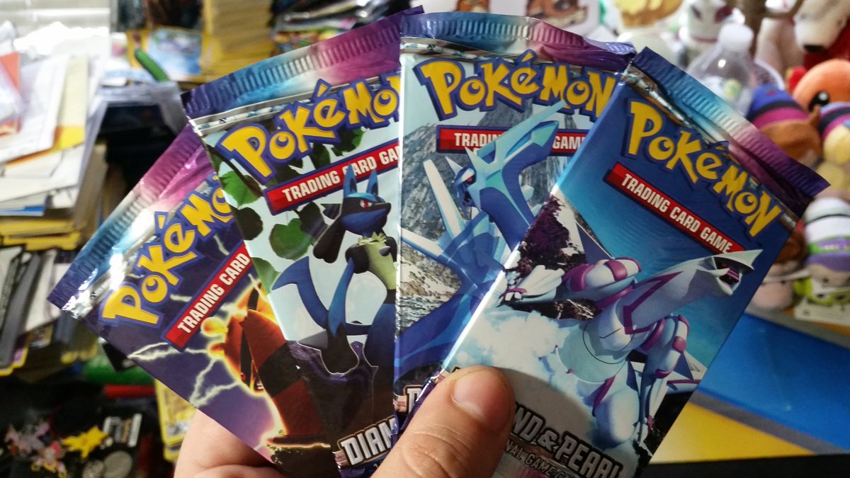 ABitOddish's tweet photo. RT and follow for your chance to win 4 Pokemon Diamond and Pearl Base Set booster packs! #BidoofsGlossyGiveaway https://t.co/YYSrF8PO7u