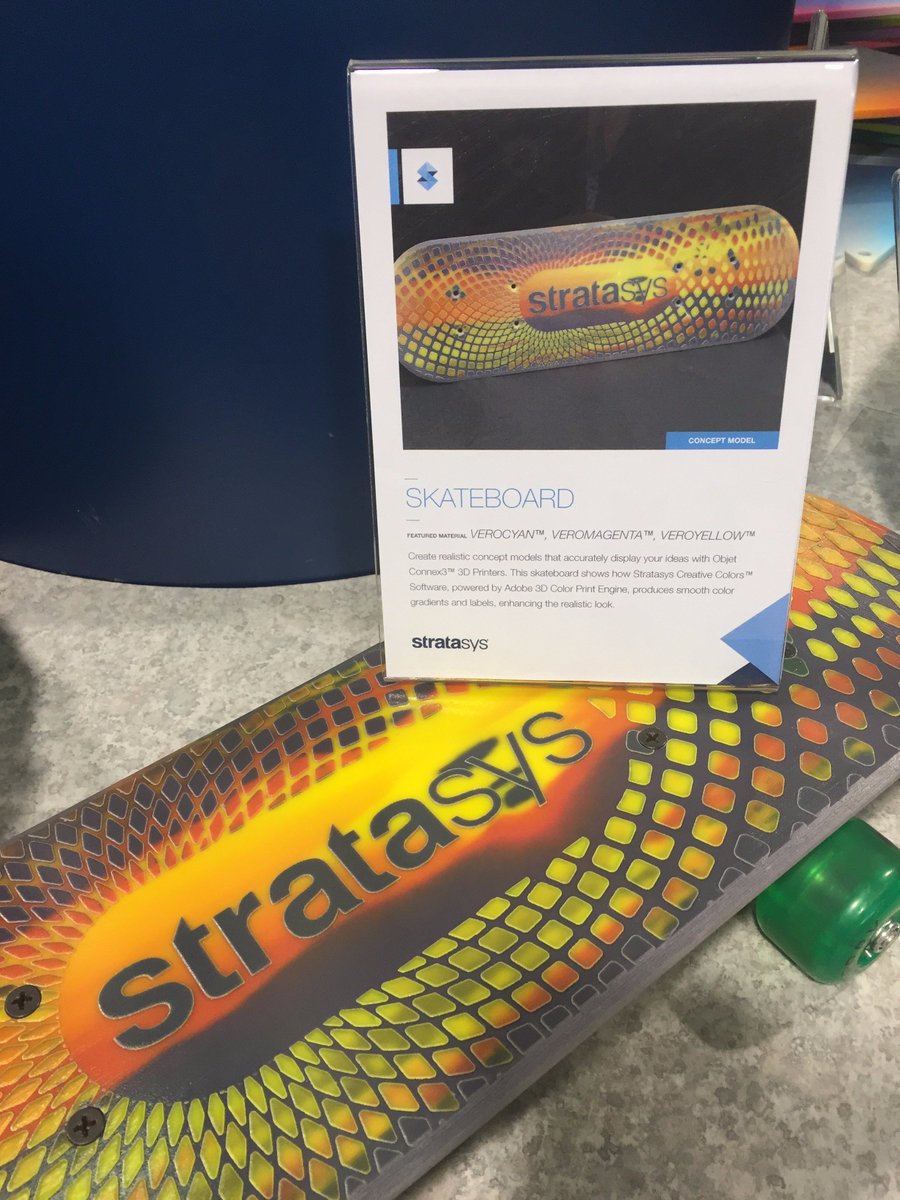 Stratasys's tweet photo. Last chance to see the latest designs from @Stratasys Creative Colors at #pacificdesign booth 3601 https://t.co/4J0guw4glJ