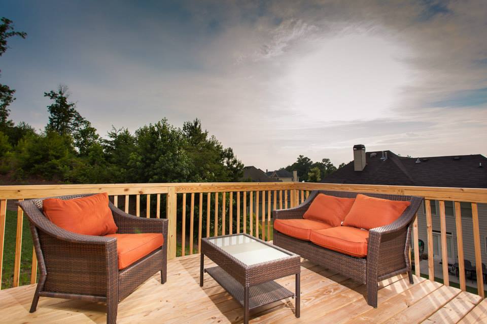 Sit down, relax and embrace the #nature that surrounds your #newhome… bit.ly/1X7NET2. #beautifulbalcony