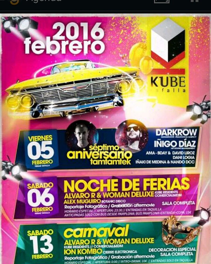 gauapp's tweet photo. Llegan los #carnavales a @KubeTafallaoff y sorteamos 2 entradas! Mañana ganadores en nuestra APP! Bajala! RT&amp;FOLLOW! https://t.co/vI3wnyox0s