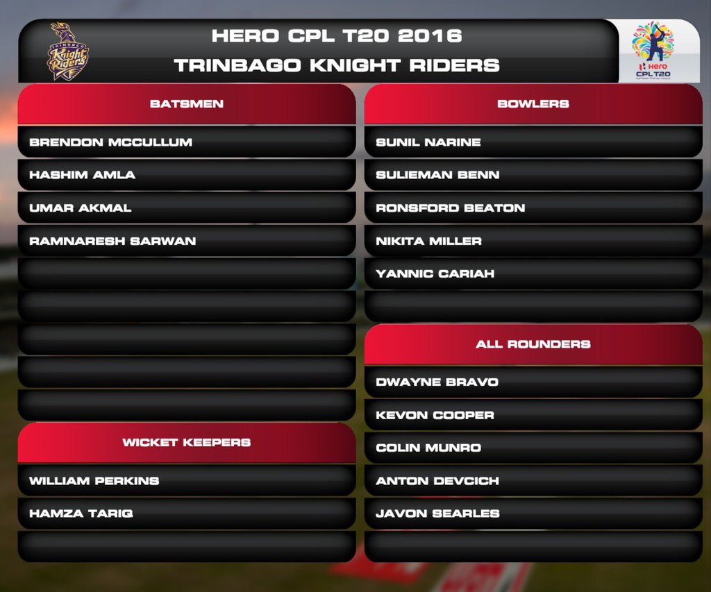 VenkyMysore's tweet photo. Gr8 experience @CPL draft. Super team @TTRedSteel @KKRiders https://t.co/em92BFu2Iy