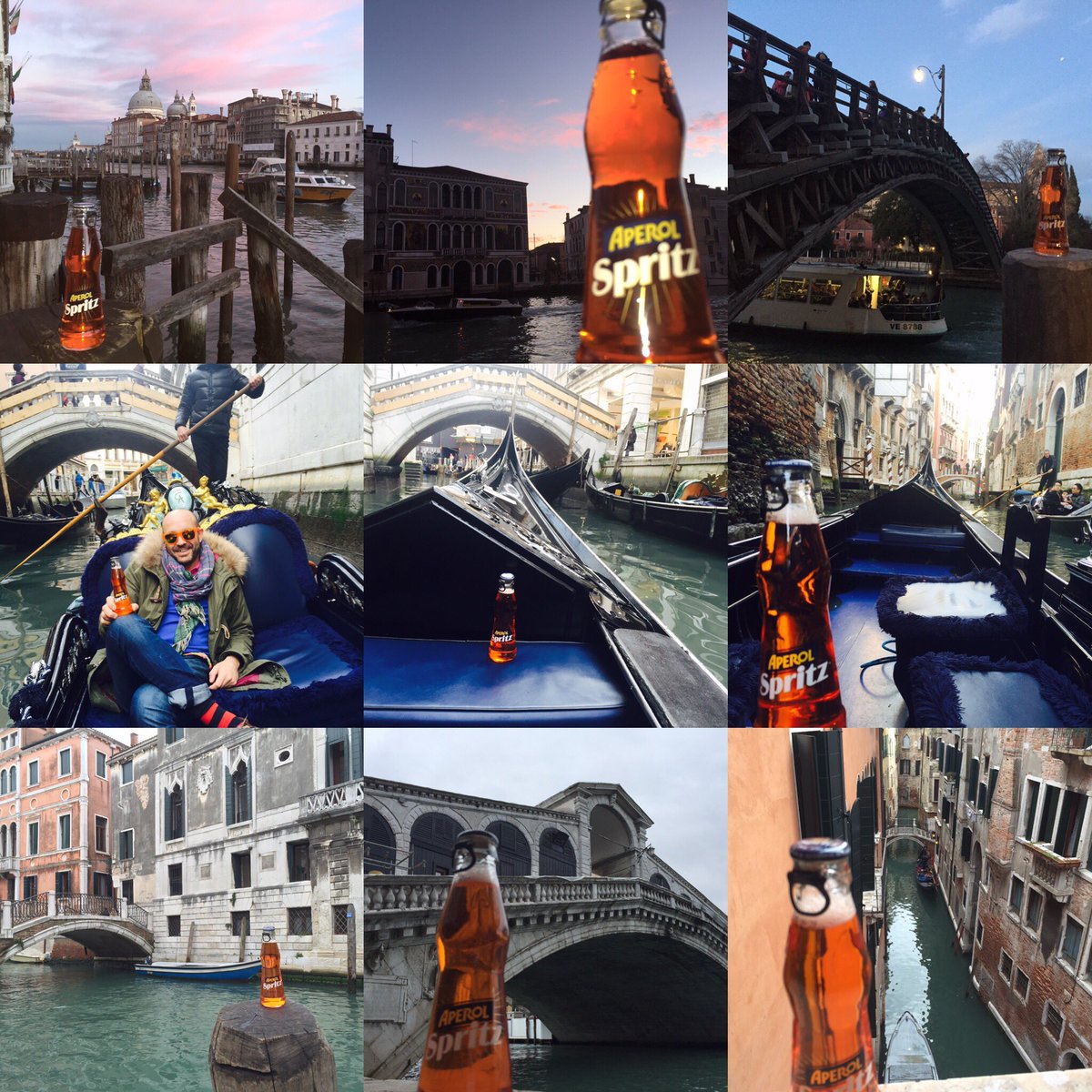 APEROLIZANDO Venecia @AperolSpain ,<a href="/AperolUSA/">Aperol USA</a> ,@aperolspritzit