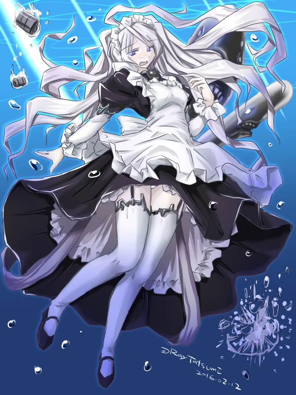戌亥たつみ コミトレい76 潜水棲姫 メイドver 艦これ版深夜の真剣お絵描き60分一本勝負 艦これ版深夜の真剣お絵描き60分一本勝負 いぢめられるだけのボス 背景とか描き足してたりしたのでなんドロかよくわからん ﾟdﾟ T Co