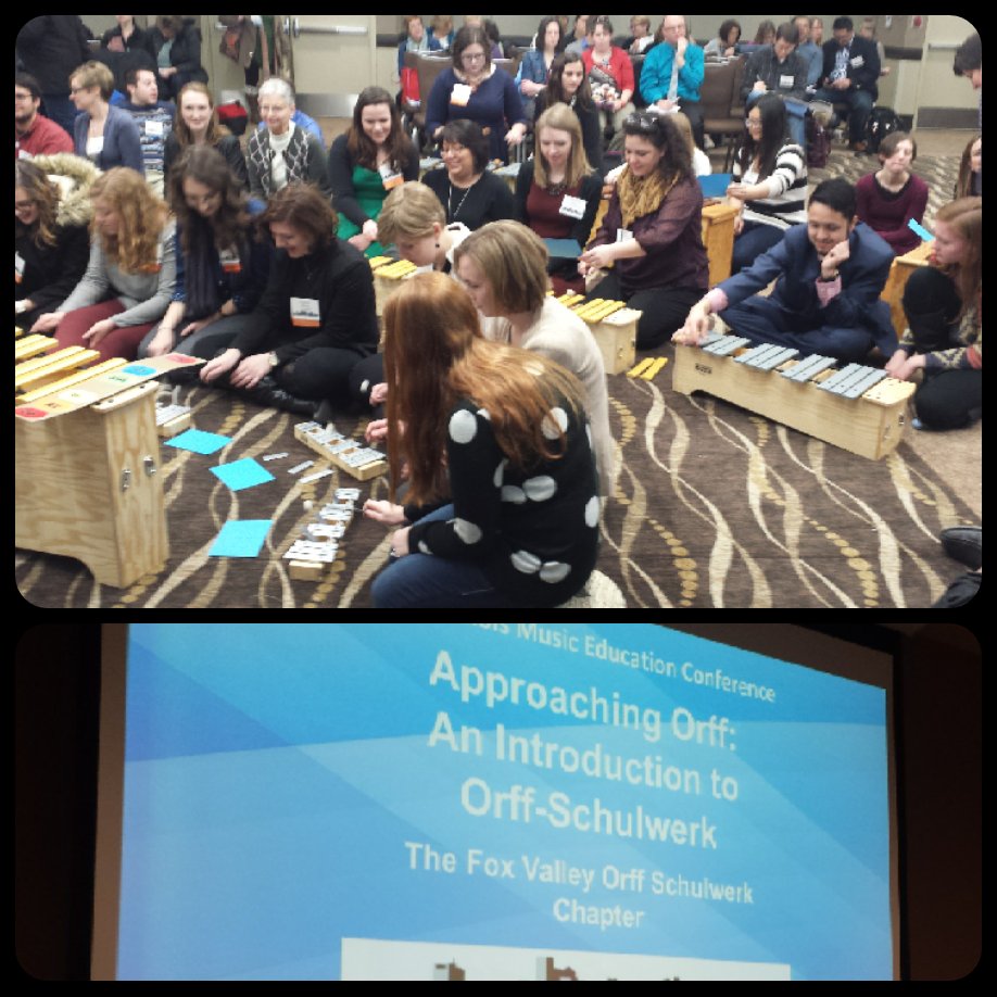 msdonahoe's tweet photo. Great turnout for our Thursday intro to Orff session!!! @KristineMerten1 #imec2016 #orff #wdsd7 https://t.co/zcvwgg9IEN