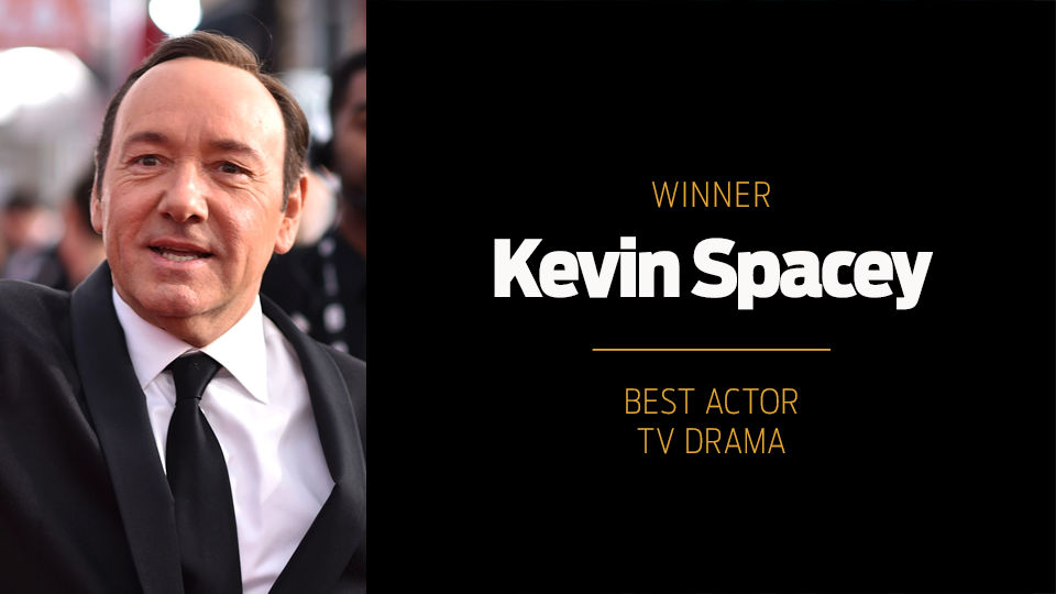 etalkCTV's tweet photo. "Right now, it feels like I'm going up! Thank you very much." β¬οΈ @KevinSpacey #SAGawards #etalkAwards https://t.co/mlw0lxldBw
