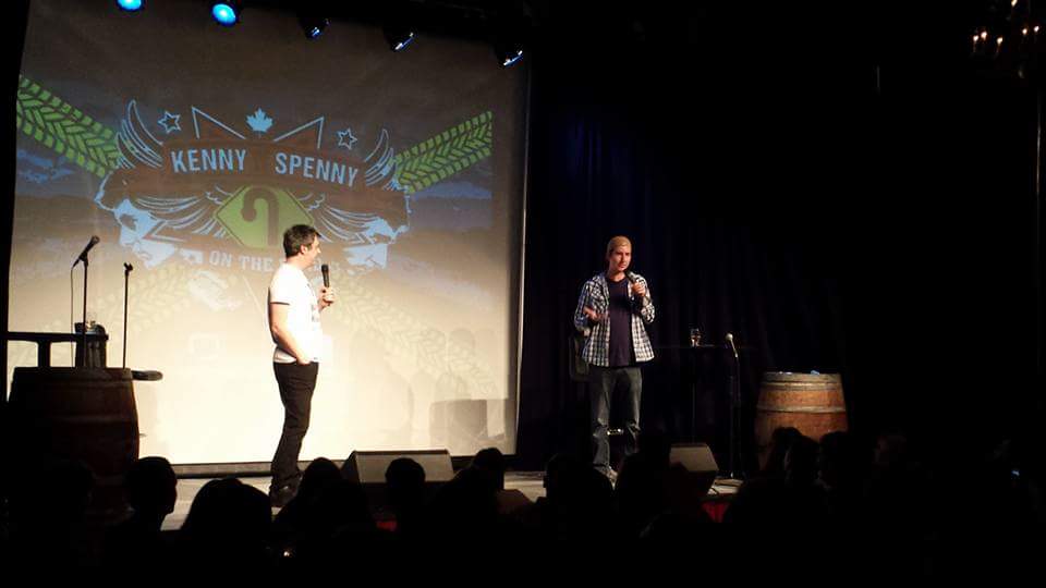 Another shot of <a href="/kennyhotz/">Kenny Hotz</a> &amp; <a href="/Spenny/">Spencer Spenny Rice</a> performing live to a SOLD OUT crowd for Premier Comedy &amp; <a href="/LiveActCa/">Live Act.ca</a> in #Whitby