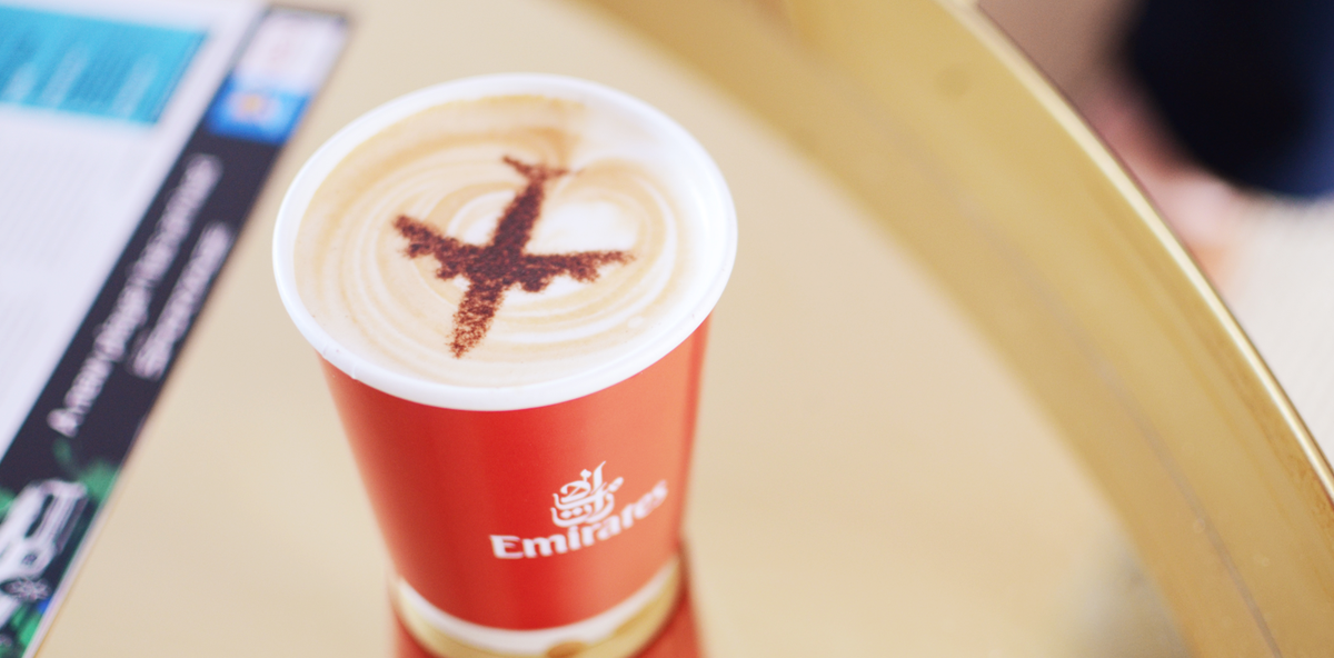 emirates's tweet photo. Starting as we mean to go on for tonights huge men's final #Coffee #Melbourne #Tennis #EmiratesCheckIn https://t.co/arGj9H7lTl