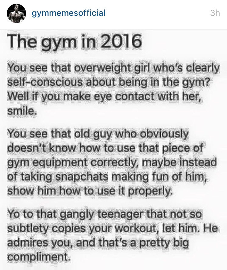 fullarmorbarbel's tweet photo. Everyone has to start somewhere. #bemoresupportive #truth #gainz #thatusedtobeyou #fafllc https://t.co/GqozOFTijv