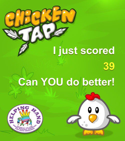 MickeyIreland's tweet photo. I just scored 39 on Chicken Tap. Can YOU do better! https://t.co/OZCOtRa08l @ChickenTap #taptime https://t.co/JdpUHTDXsx