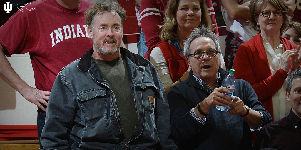 IndianaMBB's tweet photo. Great to have @JohnCMcGinley in the house today. https://t.co/zYam3USYg8