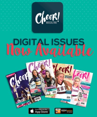 cheerUPDATES's tweet photo. Be the first to see the #PromIssue of @CheerMagNews - only in the Cheer! Mag App here: https://t.co/O6yxaFT0D8 https://t.co/GTweFYYTD0