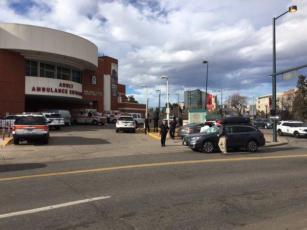 Denver Health on lockdown after shooting-stabbing