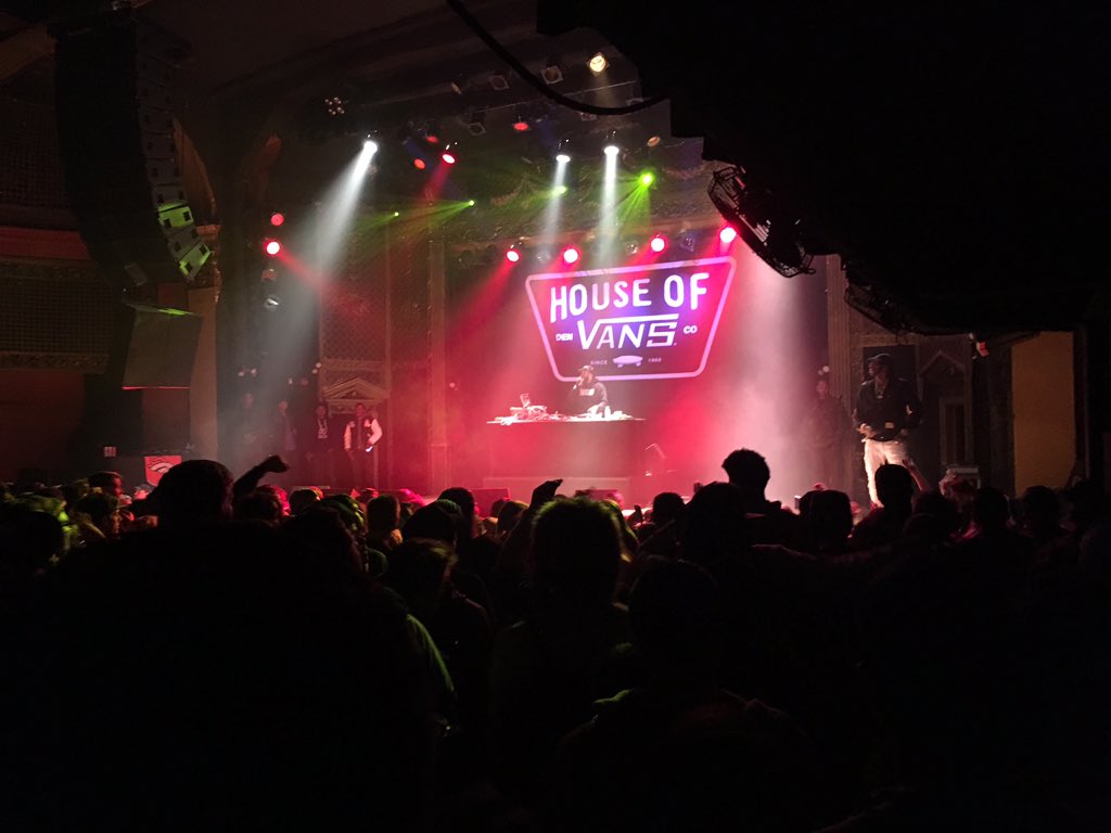 queueapp's tweet image. Thanks to @VANS_66 for another awesome #houseofvans Denver! #ogdentheater