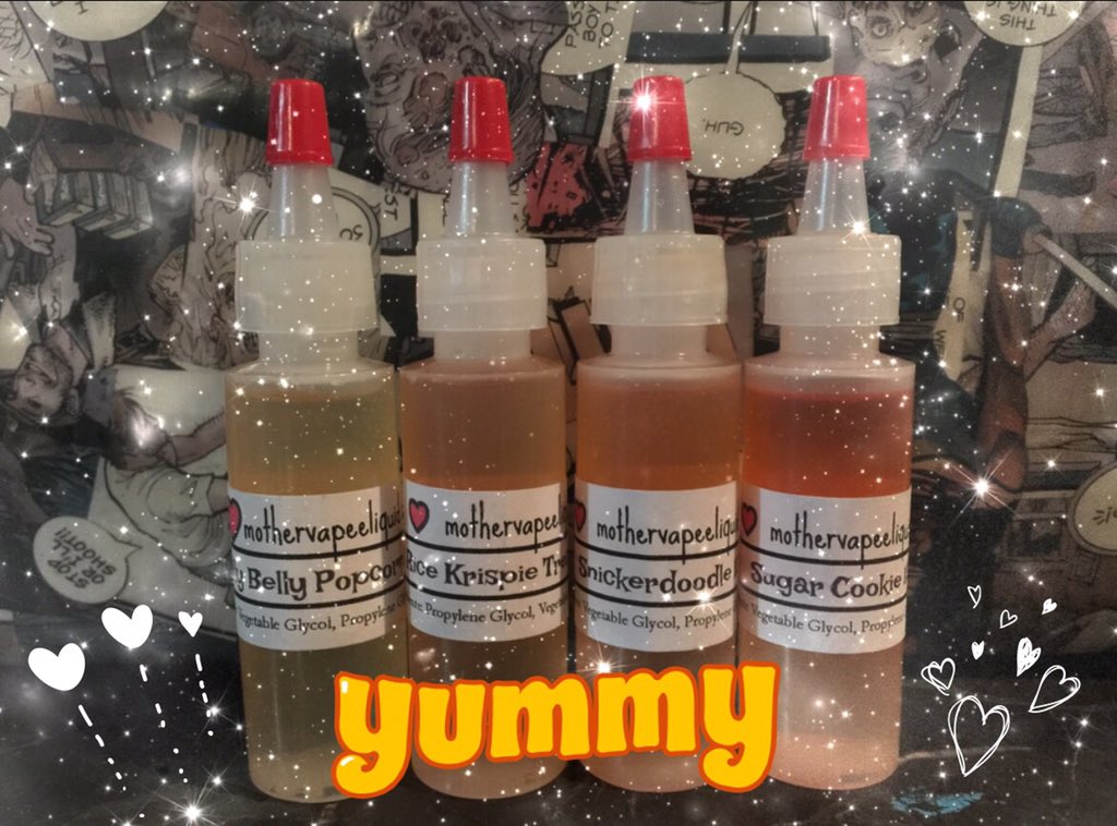 mothervape's tweet image. This Months Popular Flavors!