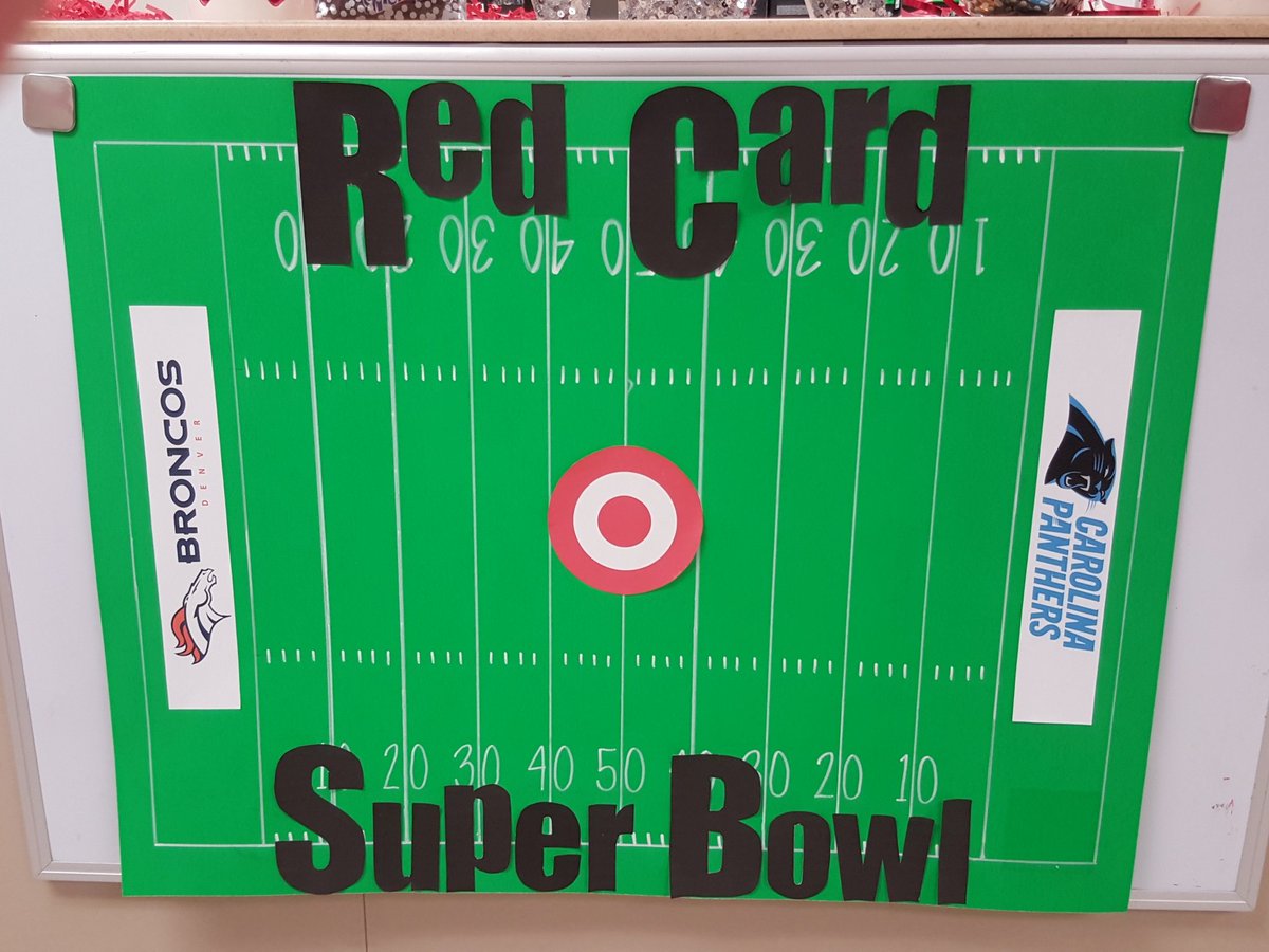 Let's save that money! #5%off <a href="/Cruz2012A/">Michelle Cruz</a> <a href="/justinoldt/">J</a> <a href="/aharwell15/">Jay Harwell</a> <a href="/Joe_Acker25/">Joe Acker</a> #redcardsuperbowl #goteampanthers