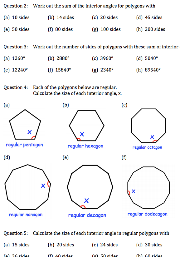 Exterior Angles Of Polygons Geometry Measures Maths Fuseschool Youtube