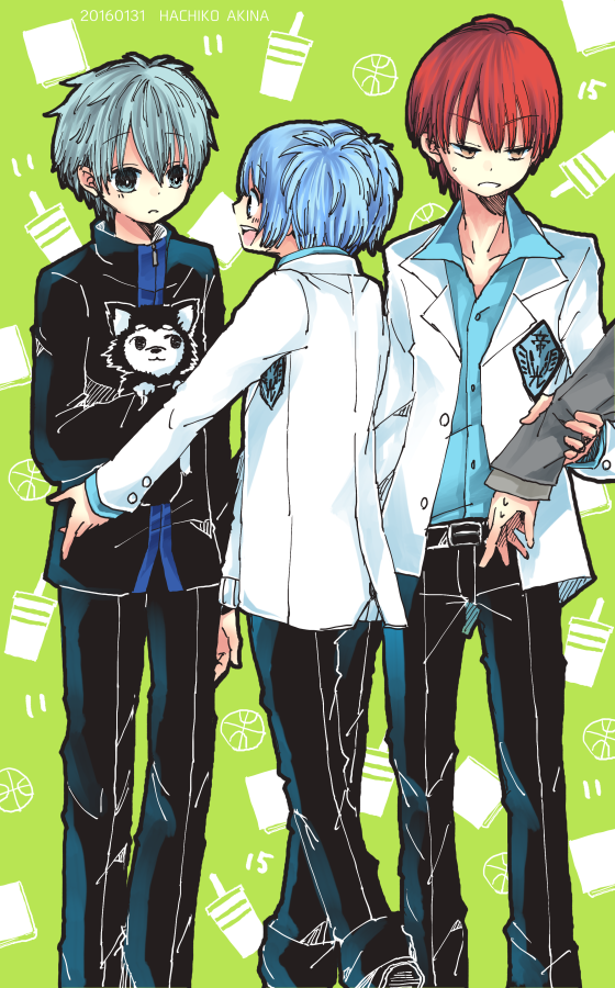 تويتر 秋奈はちこ على تويتر コスプレカル渚ちゃん 黒子君と一緒 帝光中学制服 渚 黒子君お誕生日おめでとう 今日はプレゼントをマッハで連れてきたんだ 黒 ありがとうございます マッハ ですか 業 何してんの 早くしなよー T Co