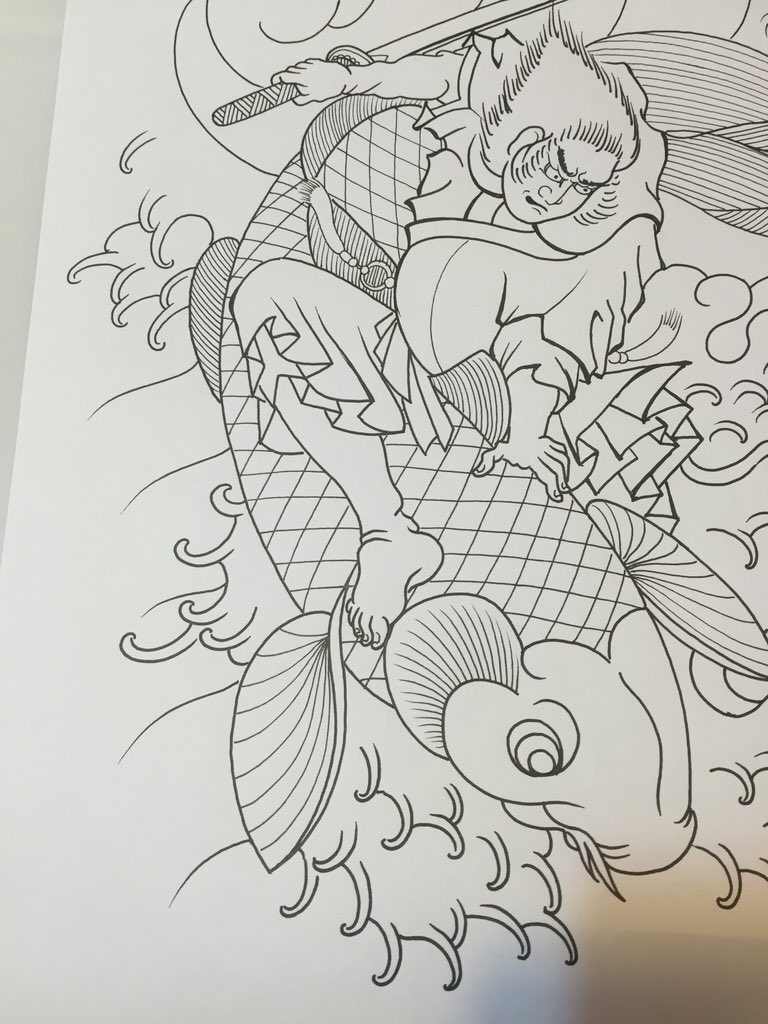 RoRedlabel's tweet photo. Proyecto back piece😁👊 #sketch #1 https://t.co/vgUcbWIssF