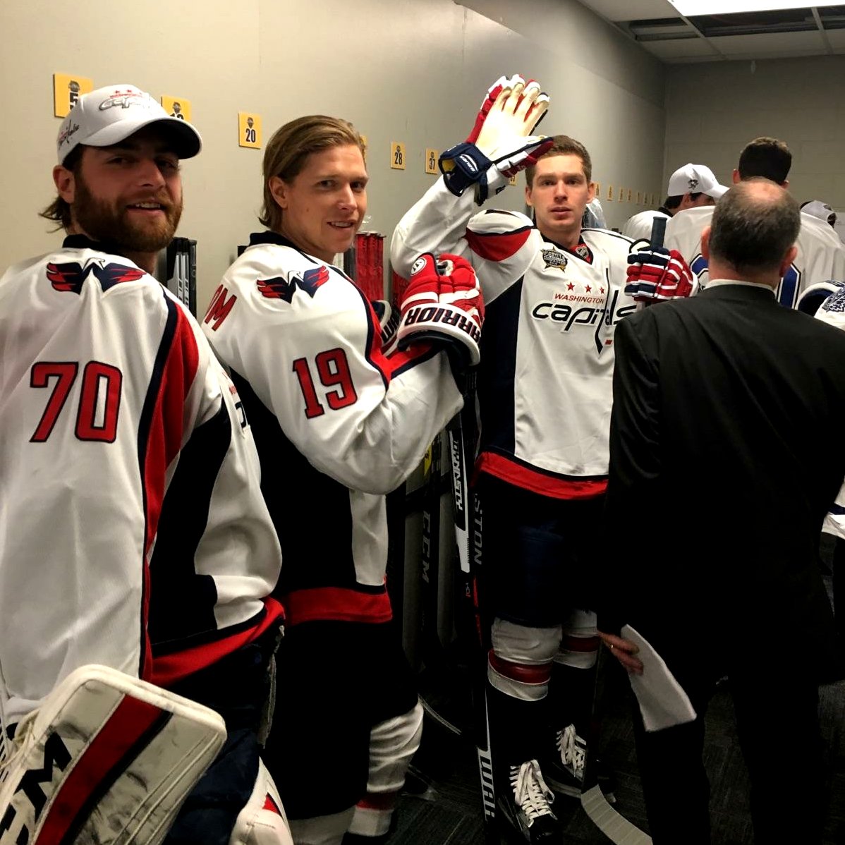 Howdy y'all from #Smashville #NHLAllStar #CapsAllStars