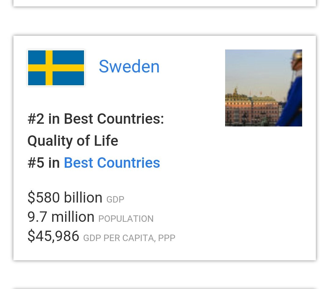 maxelson's tweet image. Näst bästa landet i världen vad gäller livskvalitet är landet som är mitt uppe i en #systemkollaps.