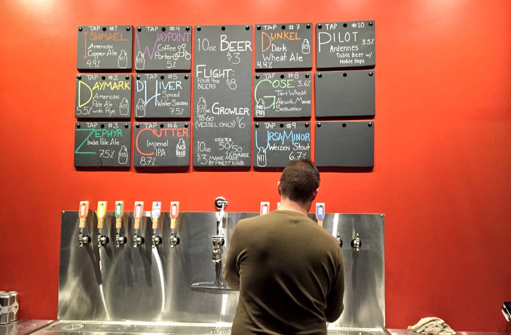 A wide variety of #beers to try <a href="/risingtidebeer/">Nathan Sanborn</a>. Try Ursa Minor, a  stout fermented with weizen yeast. #PortlandME