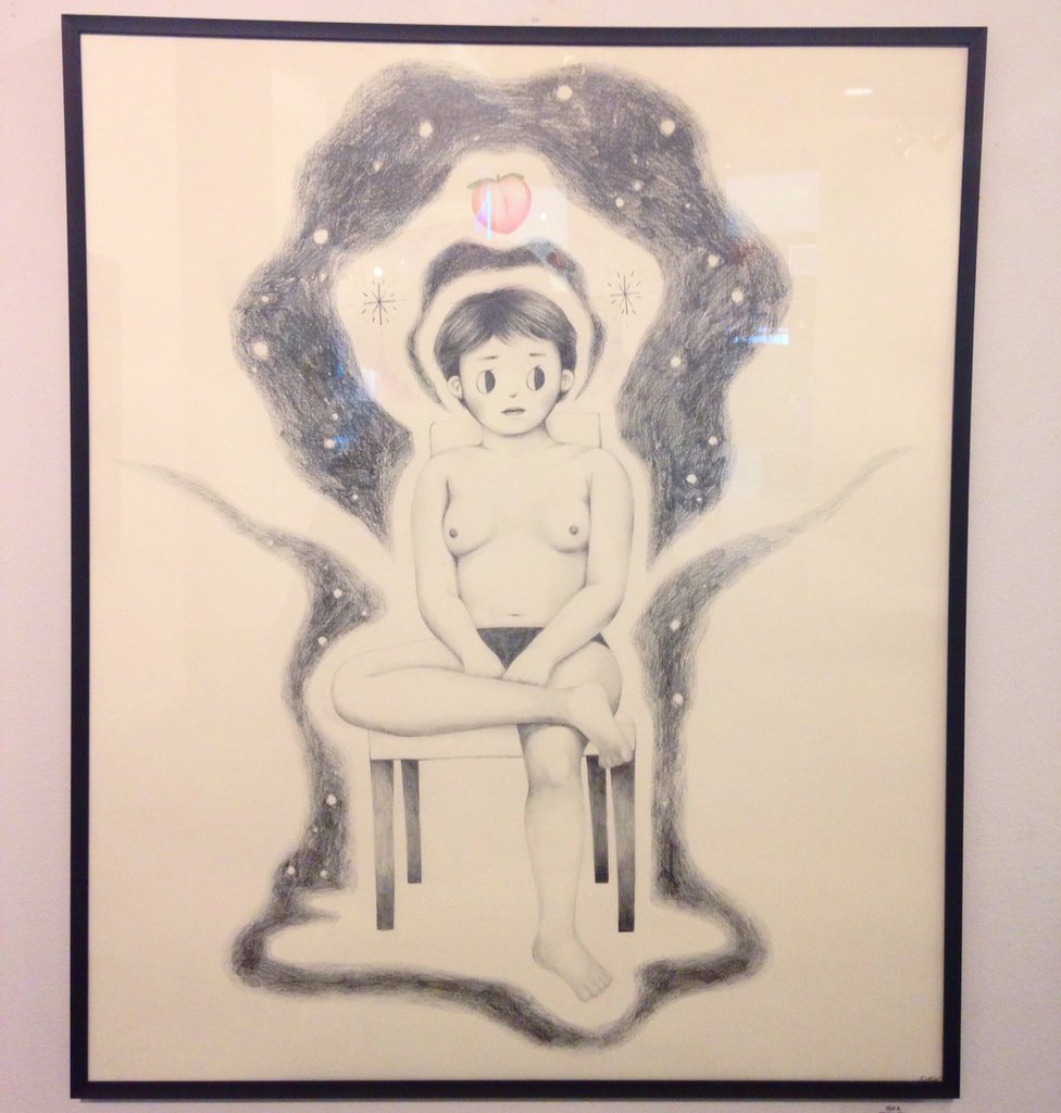 aydengallery's tweet photo. Girl A - #minjookim - graphite and coloured pencil - 20" x 24" - $350 https://t.co/KJ2Rf2utTS