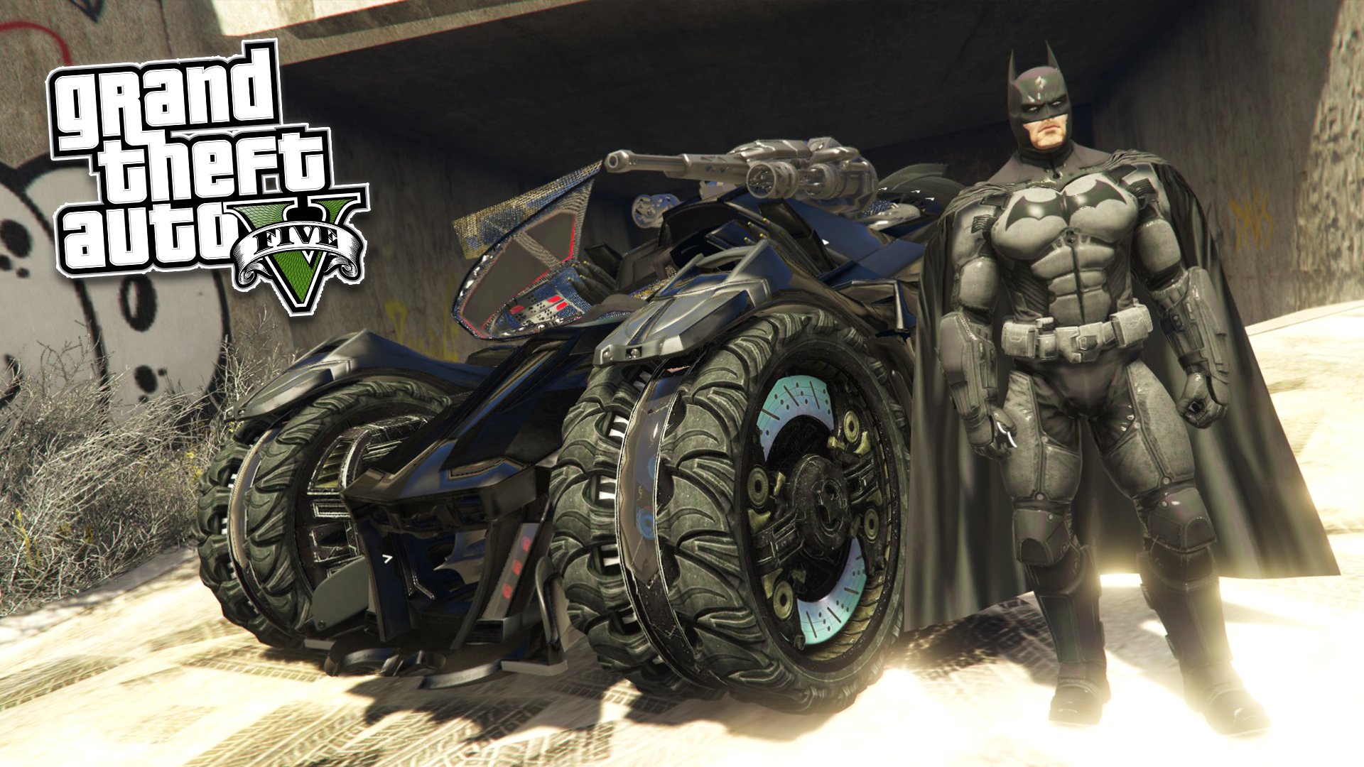 Holy mod-aroni Batman, you're in GTA5!