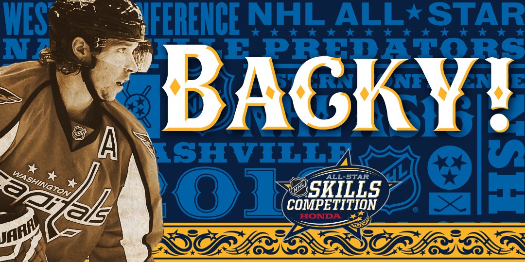 .<a href="/backstrom19/">Nicklas Backstrom</a> passing to Tavares in the Accuracy Shooting. 12.29 seconds, new time to beat. #CapsAllStars