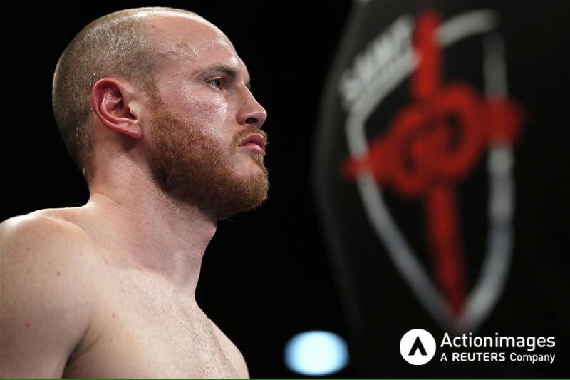 ai_andyc's tweet photo. The return of @StGeorgeGroves @SauerlandBros @ActionImages  #boxing #GrovesDiLuisa https://t.co/EUYoDPHyMv