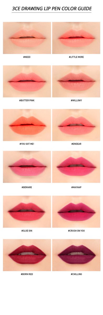 PumpkrStore's tweet image. ฉลองเปิดร้านใหม่🎉
เเจก3CE DRAWING LIP PEN 
สุ่มผู้โชคดี2คน(เลือกสีได้ไม่เกิน2สี)
RT+Follow 💕
#HowtobePerfect