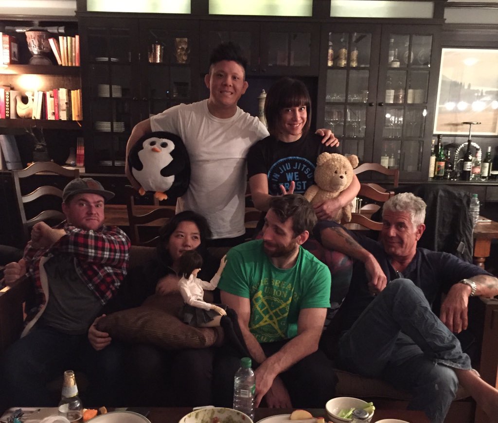 OttaviaBourdain's tweet photo. The brain trust #strategy #ufc https://t.co/qAeuQM3y7x