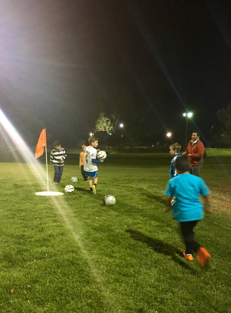 ChelCodd's tweet photo. Albion U8 &amp; U9 boys teams beating me at footgolf last night.  @FGsandiego #footgolf #thesekidsaregood https://t.co/AhUiueDLuO
