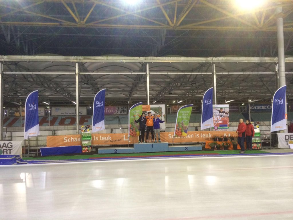 elviraSalet's tweet photo. #NKpuresprint 2016 Thijs Govers Brons op 100m, Zilver op 300m, GOUD op 500m. Final Result Zilver. @DeUithof Den Haag https://t.co/92vFenuv9f