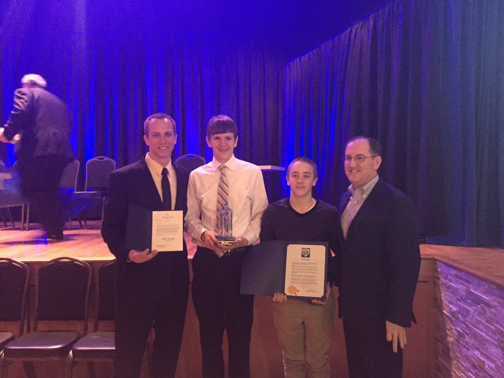 Ekocon24's tweet photo. Nitschmann Middle School students win 2nd place overall for project of the year!@NitschmannMS @BASDSUPT #basdproud https://t.co/uGo2z6X5zm