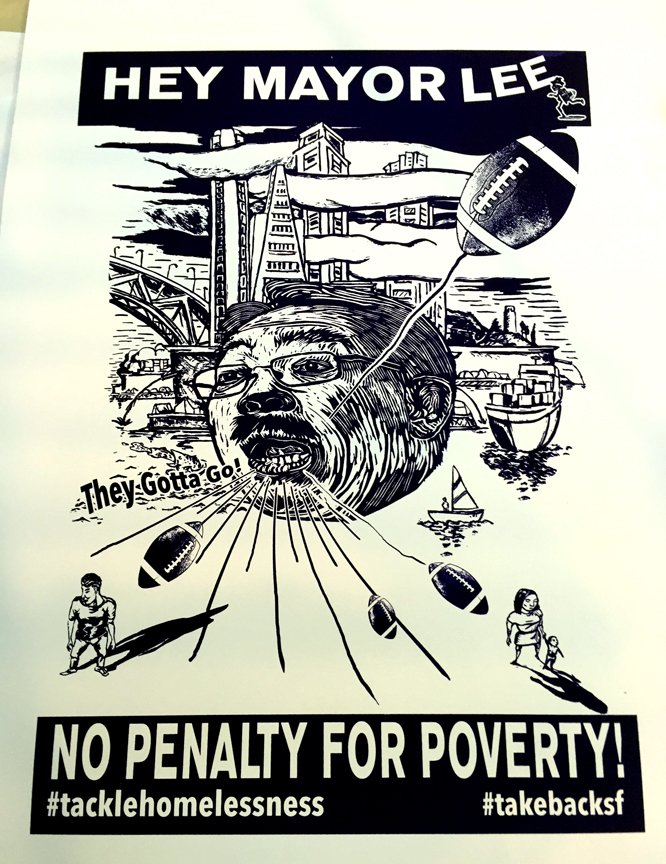 communityarts's tweet photo. #TackleHomelessness #HomelessnessIsNoGame @TheCoalitionSF #NoPenaltyForPoverty
@twitterforgood https://t.co/UlXAqzaURz