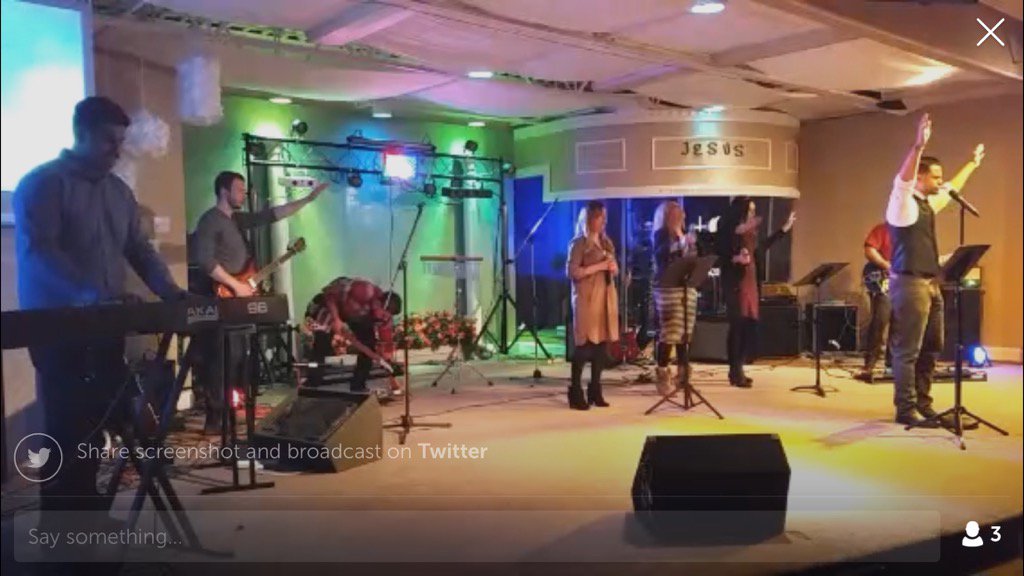 CrossC_Band's tweet photo. Watch on #Periscope: AWAKENING!!! CCB is up next. Worship with us! https://t.co/I5jlrnBqpL https://t.co/ZOg0JA44gT