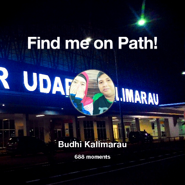 Budhi_07's tweet photo. I've shared 688 memories with my friends on #Path - see them now at https://t.co/tH5sKyDu8O! #thepersonalnetwork https://t.co/BNzqkAu6c0