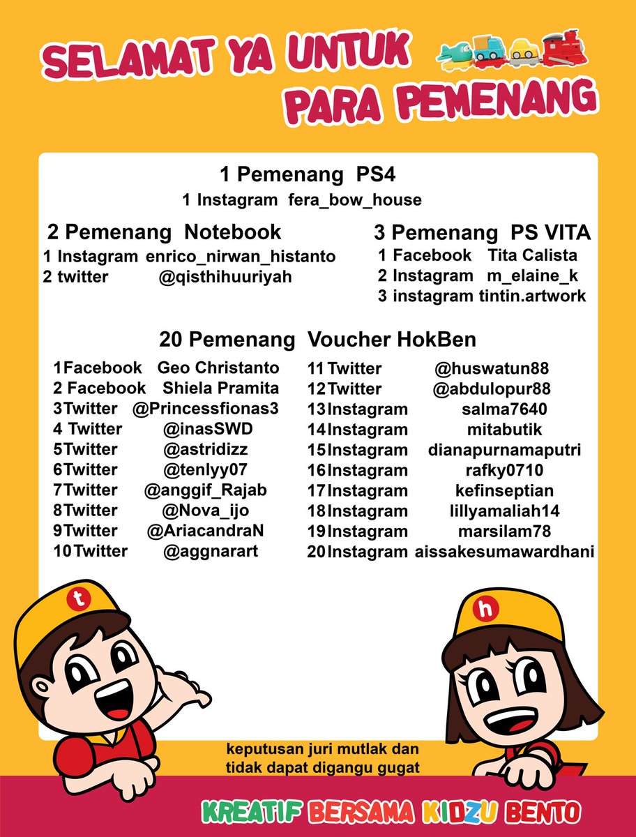 HokBen tweet picture