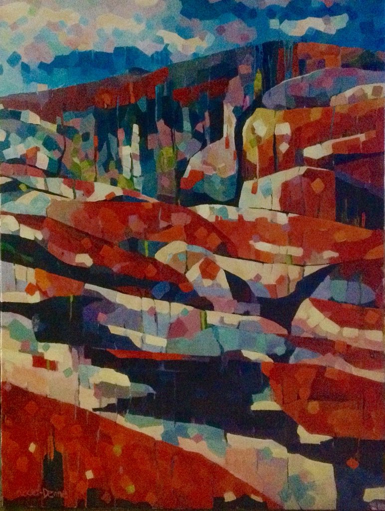 readdevine's tweet photo. "Rubiconde" acrylic on canvas 100x76cm #readdevine #painting #acrylic #impressionist https://t.co/IqbUM1cFBl