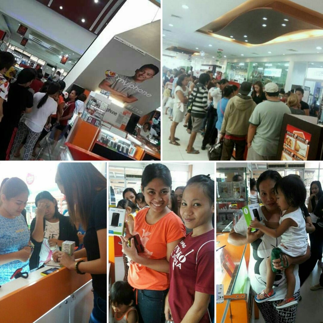 MyPhoneOfficial's tweet image. MyPhone #SMARTphoneForAll #My28s invades MyPhone kiosks Montalban Town Center.