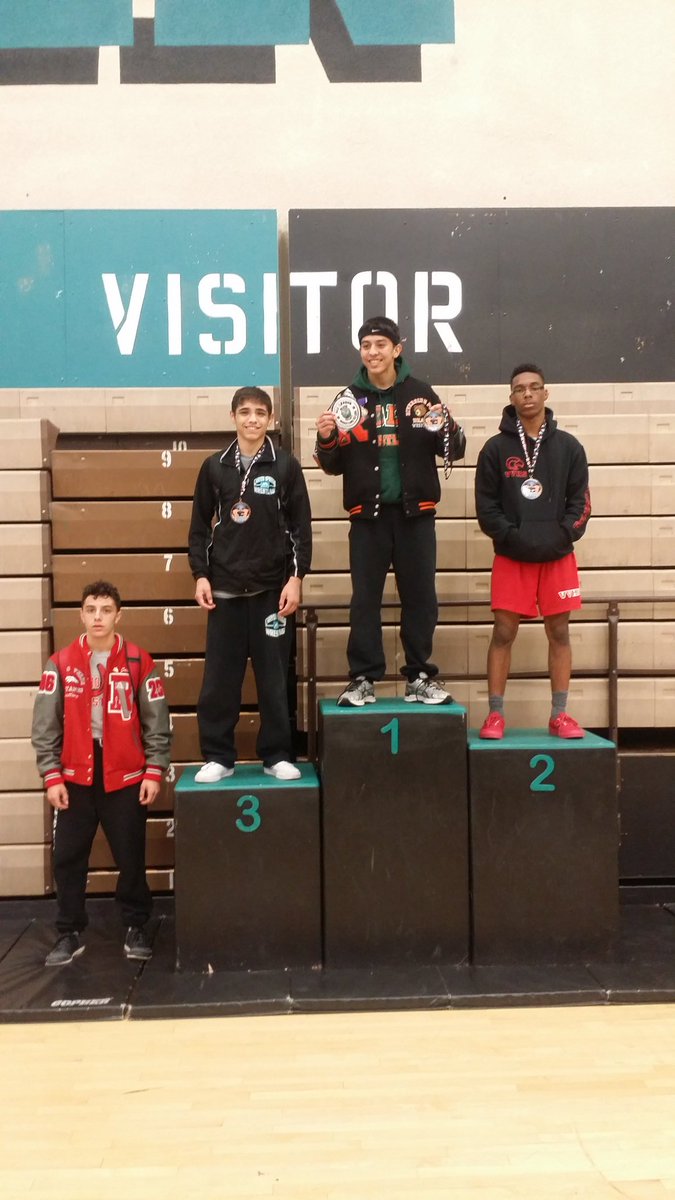 CSW_COUGARS's tweet photo. Congrats to CSW 115lb Kurt Trumbull for placing 3rd in league today.  Another stud freshman who advances to CIF. https://t.co/JYZY9J9Q7e