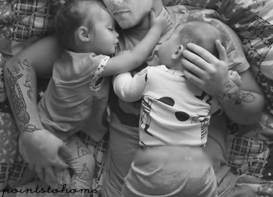 My baby boy with our prince and princess❤