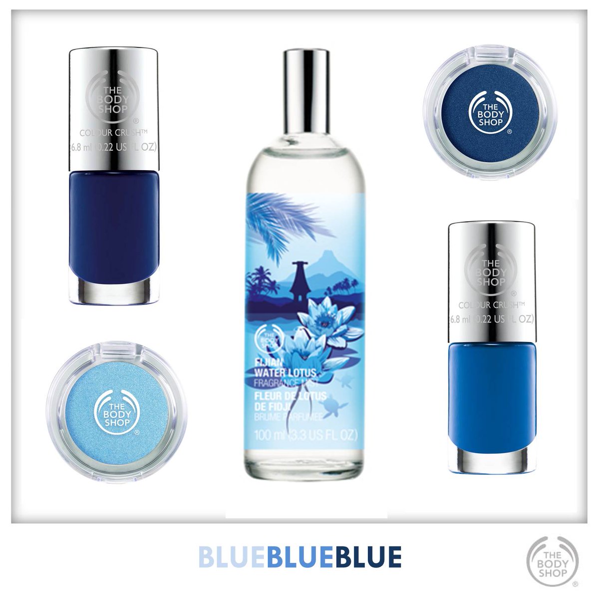 thebodyshopindo's tweet photo. Orang yg suka dengan warna ini sangat tenang, loyal &amp; dapat diandalkan! 
Ayo blue lovers RT kalau benar!
#TBSTrivia https://t.co/QksUE3508x