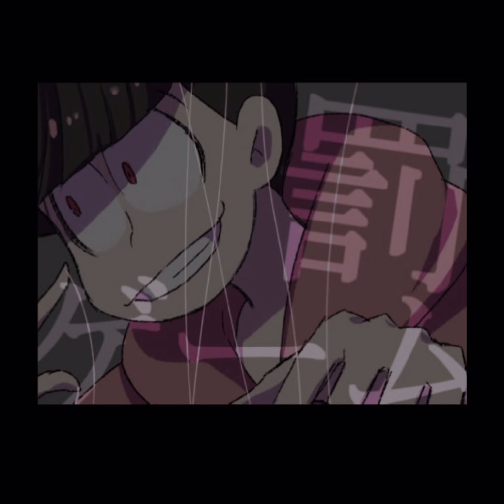 _1234_ABC's tweet photo. 完全どハマりなんなのこのおそ松兄さんのゲス顏カラ松のゲス顏！！！カッコ良す���る！！！これを見た一松は蔑まれたいんだろうなぁ https://t.co/yhhMZ3sGff