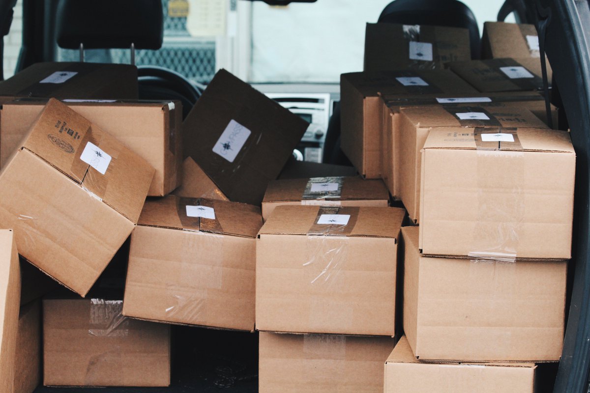 CompassJA's tweet photo. The Compass team had the chance to drop off boxes and volunteer at The Clothing Drive today! #CompassJA #TeamCompass https://t.co/UnGazn1DHo