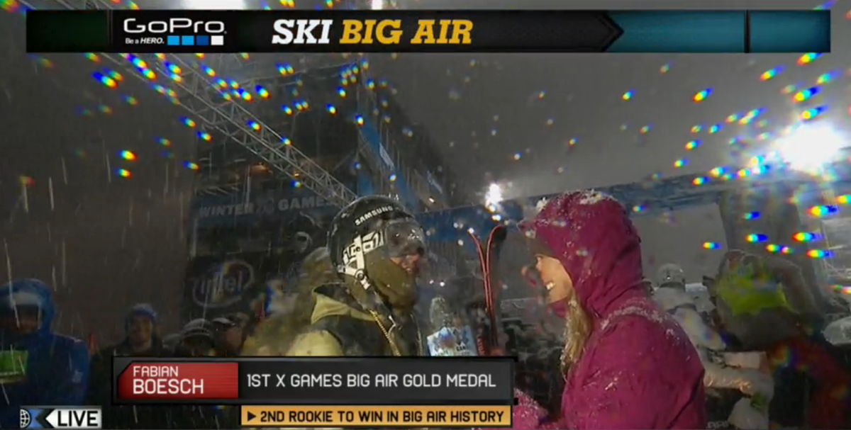 #XGames Ski Big Air
Gold – Fabian Boesch 🇨🇭
Silver – Bobby Brown 🇺🇸
Bronze – Elias Ambühl 🇨🇭