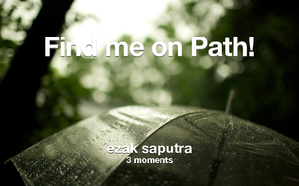 Find me on #Path now! Go to: path.com! #thepersonalnetwork