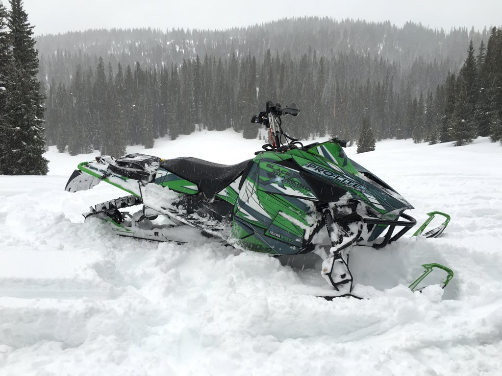 CWRE's tweet photo. Pro-Lite modified Arctic Cat was on point today - thanks to Ray, @KlimUSA and @arcticcat_snow https://t.co/bZnKZ8Osfn